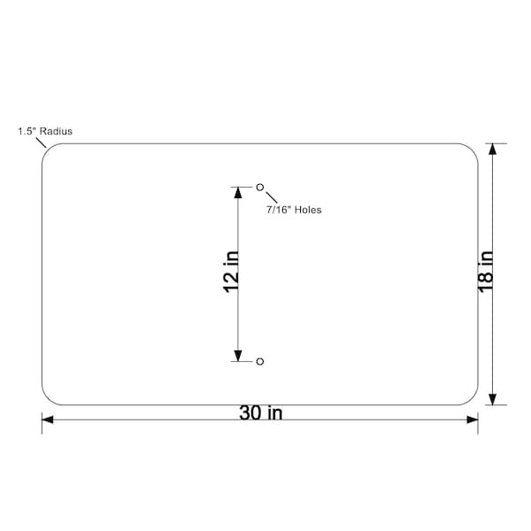 High Intensity Prismatic Reflective HIP 080 30 In.X18 In. No Pedestrians Or Bicycles